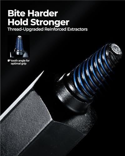 Extracteur de boulons dénudés pour vis et boulons endommagés toolant 15 pièces - 3