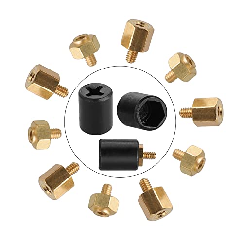 Hantof M.2 Standoff And Screw,Nvme Screw M.2 Ssd Mounting Kit For M.2 Drives,Compatible Asus Motherboard,M.2 Screw + Hex Nut Stand Off Spacer(5 Sets)+1 Pcs Screwdriver #TOP6