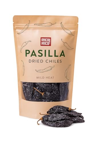 RICO RICO Dried Pasilla Chile Peppers 4 oz - Premium