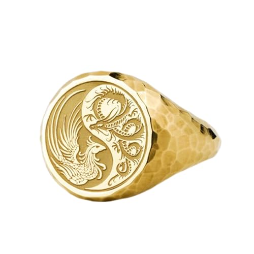 Bague Phénix et Dragon pour sublimer vos tenues de soirée chic