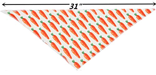 Diadema con Orejas de Conejo para Perros y Bandana de Pascua miniatura 4