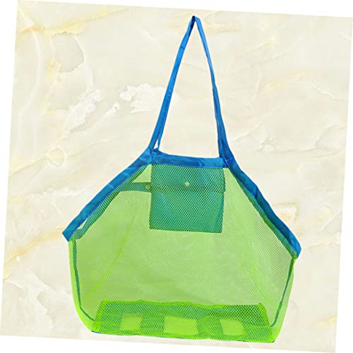 SUPVOX Beach Mesh Bag Toys Storage Bag Large Size Oxford Mesh Boys and Girls Beach Toy Pouch Practical4