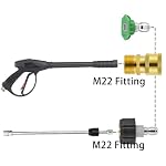 Pressure Washer Adapter Set, M22 14mm to 1/4'' Quick Connect, 4 Pcs - Image 5