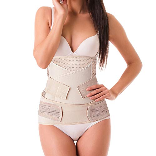 3 in 1 Postpartum Belly Support Recovery Warp - Belly Band Binder Waist
