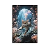 Photo Gallery zhuicheng manx quadro su tela/dipinto–gatto a strisce arte murale 3d per bagno&camera.rivestimento impermeabile&resistente all usura,design elegante su tela naturale 20x30inch(50x75cm) Photo Gallery zhuicheng manx quadro su tela/dipinto–gatto a strisce arte murale 3d per bagno&camera.rivestimento impermeabile&resistente all usura,design elegante su tela naturale 20x30inch(50x75cm)