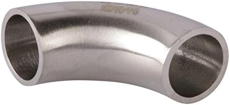90 Degree Short Elbow | Butt Weld 3/4 inch - Stainless Steel SS304 / 3A - Glacier Tanks - (3 Pack)