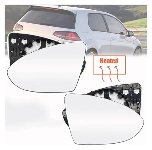 Rétroviseur droit chauffant pour VW Golf Mk7 2013-2017