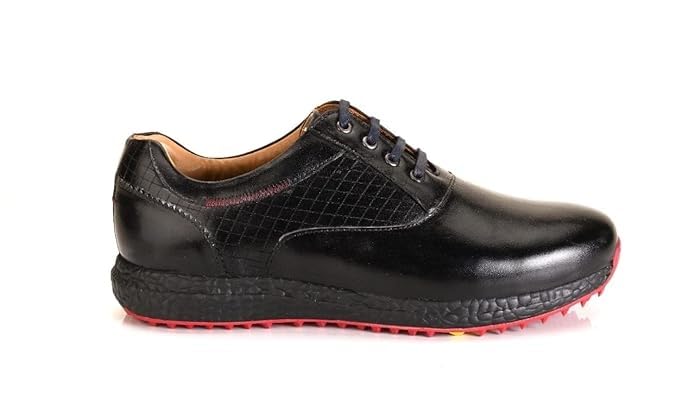 Image of Men's Proffessional Leather Golf Shoes | Lace-Up | Waterproof | Comfortable | Breathable | 6 Month Manufacturing Warranty
