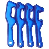 POPETPOP Abridor De Cubos De Plástico Azul, Llave Para Tapa De Cubo Reutilizable, Resistente Al Calor y Frío, Herramienta Industrial Práctica Para Pintura, Alimentación y Uso Agrícola