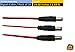VIEWISE DC Power Plug Pigtail Cable (Male Power Plug Pigtail Cable / 19.68 inches/Pack of 10)
