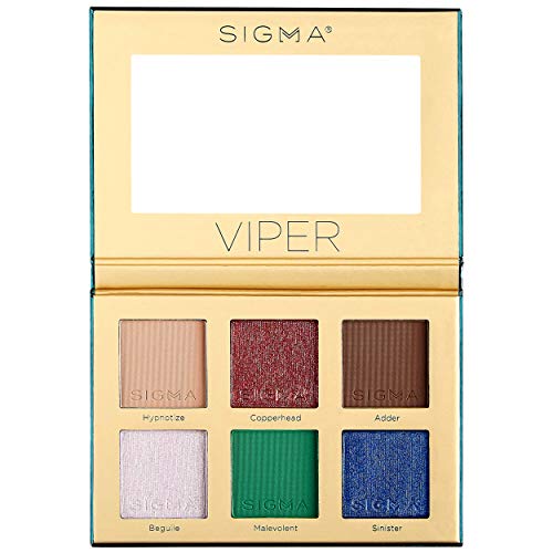 Sigma Beauty Viper Eyeshadow Palette, 6 Colors