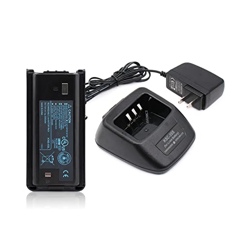 Ksc-35S Rapid Charger & Knb-69L Battery For Kenwood Tk-3400 Tk-2200Lp Tk-2300Vp Tk2400 Tk-3200L Tk-3302Uk Radio #TOP17