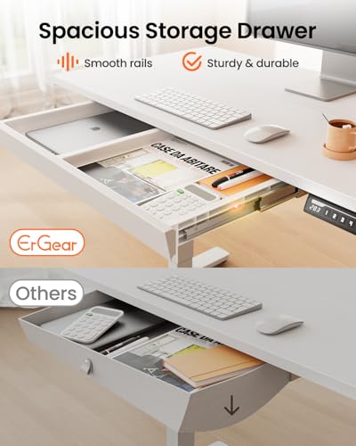 Ergear EGESD79W-US Standing Desk With Drawer thumb #3