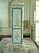 Fine Home Crafts ARTLEER 112 Scale Miniature French Louis XV Royal Gold Blue White Wood Wardrobe with Mirror
