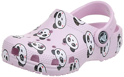Image of Crocs Kids' Classic Panda Print Clogs