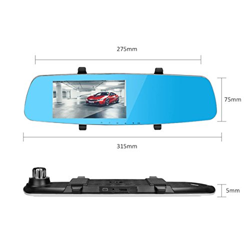 Telecamera per auto dvr specchietto retrovisore