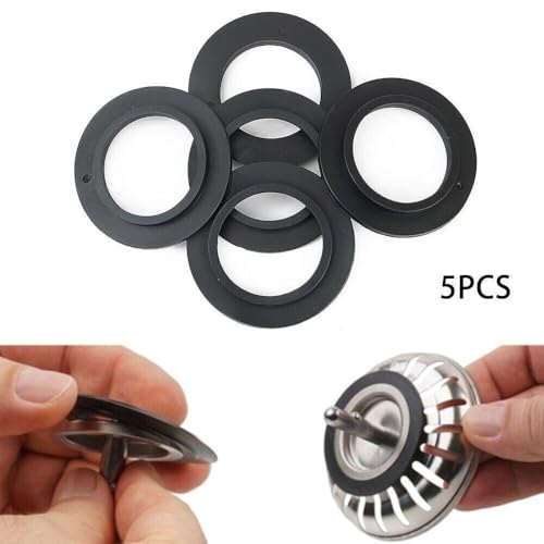 Sello de Goma para Drenaje de Fregadero 5 piezas miniatura 4