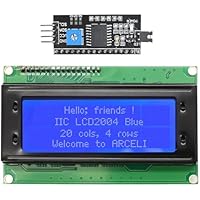 ARCELI 20x4 Módulo de Pantalla LCD, DC 5V Módulo de Pantalla LCD