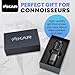 XIKAR Tactical Single-Jet Lighter, Gunmetal and Black - Powerful Flame, Rugged Design with Rest Feature, Pocket Clip, EZ-View Fuel Window, and Adjustable Flame Height - Ideal for Outdoor Use