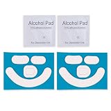2 Sets White Rounded Curved Edges Mouse Feet Pads Skates Compatible for Razer DeathAdder V3 Pro Gaming Mouse Wireless