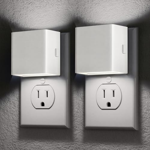 Image of DORESshop Night Lights Plug into Wall,Plug in Night Light,Daylight White