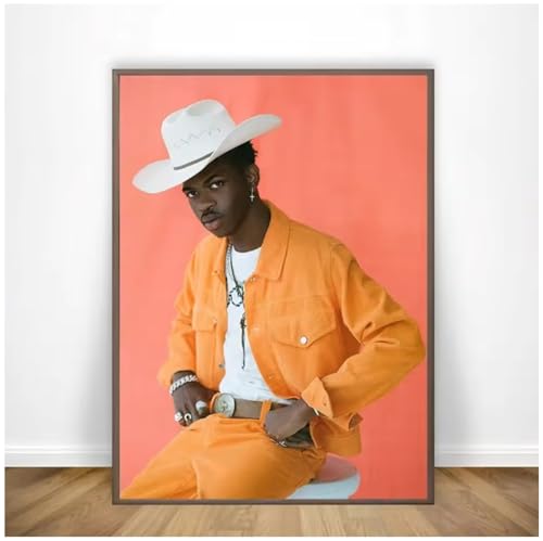 Affiche Lil Nas X star de la musique et poster peinture sur toile 50x70 cm