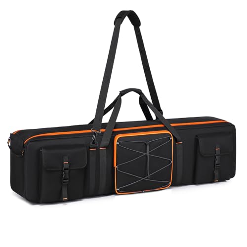 GOTECH Tripod Carrying Case Tripod Light Stand and Photography Lighting Kit Bag Photo Studio Equipment Large Carrying Bag with Removable Padding (40 * 9.8 * 9.6in)