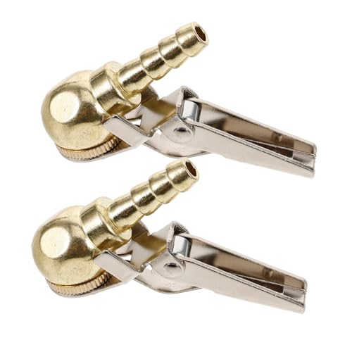 POPETPOP 2Piezas Aire Neumáticos con Rápida Uds de de Bloqueo Accesorio Inflador de Neumáticos y Compresores Herramienta Portátil Automóviles