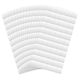 PATIKIL 990Stk/15 Blätter Schaum Punkte Quadrate 0.47 Quadrat Form 3D Doppelklebe Schaum Klebeband Halterung für Basteln Kunst Büro Bedarf Scrapbook Weiß
