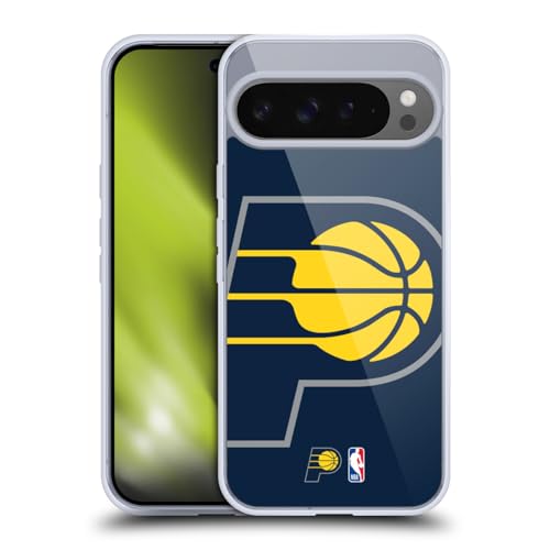 Head Case Designs Officially Licensed NBA Oversized Indiana Pacers Logo Gel Case [Military Grade Protection] Compatible with Google Pixel 9 Pro XL