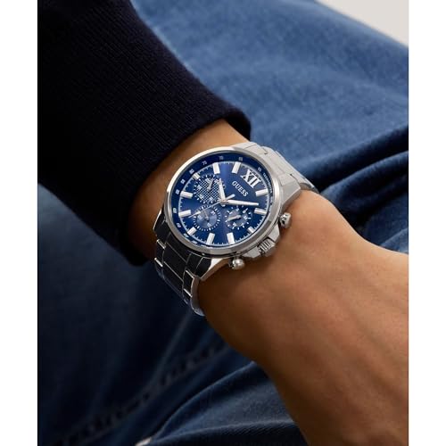 Image of GUESS Walker Analog Watch for Men with Round Dial & Water Resistant Man's Wrist Watches
