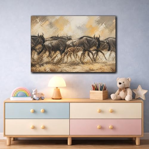 Toile de gnou de qualité premium style impressionniste