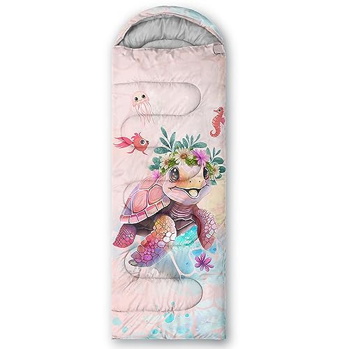CVHOUSE Bolsa de Dormir Tortuga para Camping, 3 Temporadas, Ligera, Impermeable, 31x90 pulgadas miniatura 5