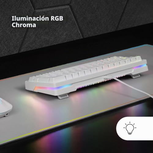 Teclado mecánico compacto 60% Mars Gaming MKMINIPRO RGB antighosting 4