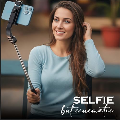 Image of Kratos K51, 67Inch / 170cm Long Selfie Stick Tripod Stand with Wireless Remote, Long Tripod Stand with 360 Rotation, Compatible with Mobile /GoPro for Travel,Compatible with iPhone and All Smartphones