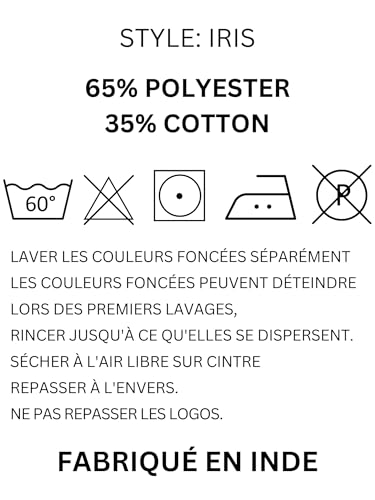 Tunique Iris anti-taches pour salon de coiffure et de manucure