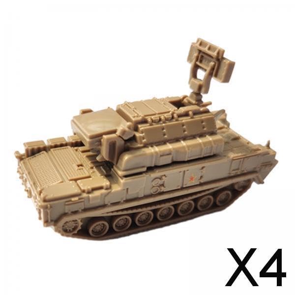 Image of 4x1 /144 Scale DIY Assemble Assembled Tank Model for Adults Collection Children