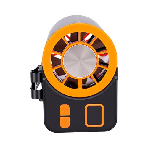 Ventilador de cintura portátil con pantalla LED, batería de 3000 mAh y refrigeración 7