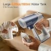 FEPPO Vacuum Steamer for Clothes, Handheld Garment Steamer with Suction, 2-in-1 Steam & Iron, LED Display, Adjustable Suction & Steam Modes, One-Hand Vacuum Steamer for Home (For 110-120V)