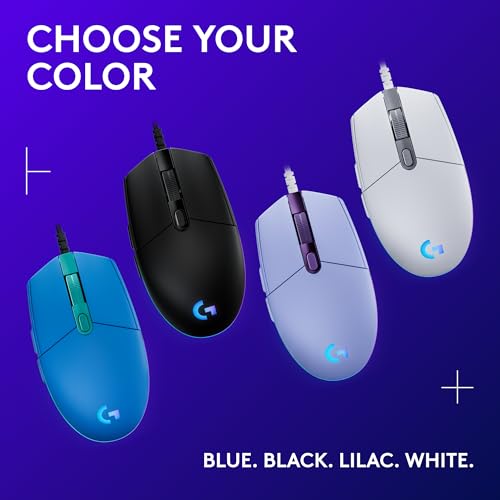 Logitech G203 Wired Gaming Mouse - Black | LIGHTSYNC RGB, On-Board Memory, 6 Programmable Buttons, Compabile with PC/Mac - image 8