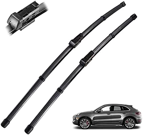 Essuie-glace avant pour Porsche Macan 95B 2014-2020 avec balais de 24 et 20 pouces