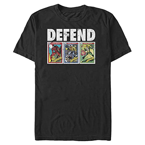 T-shirt Marvel Defenders Core Defend Homme avec imprimé graphique poitrine