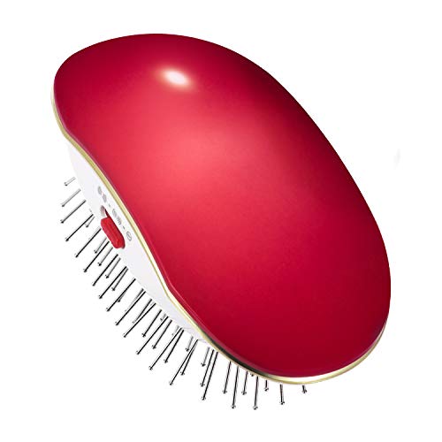 Hair Brush, Portable Detangler Hair Brush Negative Ionic Vibrating Massage Scalp Hair Comb for all Hair Types, Anti-Static Vibrating Comb 3D Airbag Comb