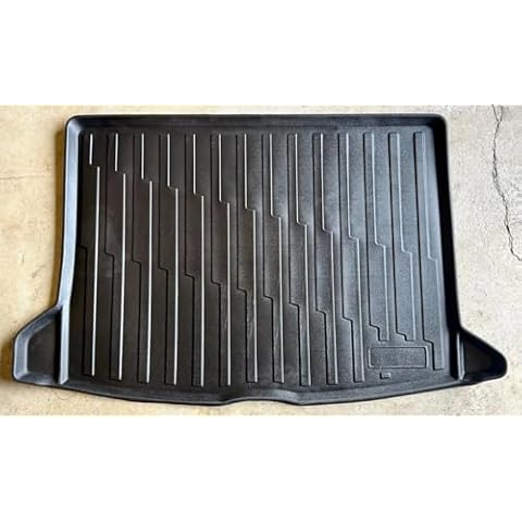 EACCESSORIES EA Cargo Liner - Trunk Mat for Mercedes-Benz GLA-Class 2021-2025 – Weather-Resistant Trunk Mats for Cars with Raised Lip–Non-Slip Car Trunk Mat Tray Pad Boot–Laser Pre-Cut Design Cover