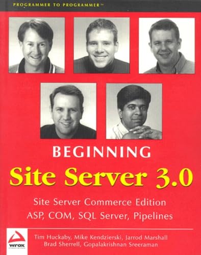 BEG SITE SERV,: Site Server Commerce Edition, ASP, COM, SQL Server, Piplines