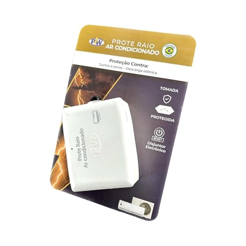 Prote Raio Ar Condionado Com Disjuntor Eletrônico bivolt, Protetor contra surtos elétricos