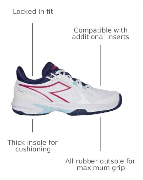 Image of Diadora Women's Trofeo 2 All Ground Pickleball Shoes