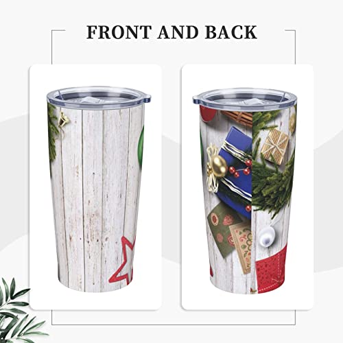 Gobelet acier inoxydable double paroi isotherme 591 ml Merry Christmas - 5