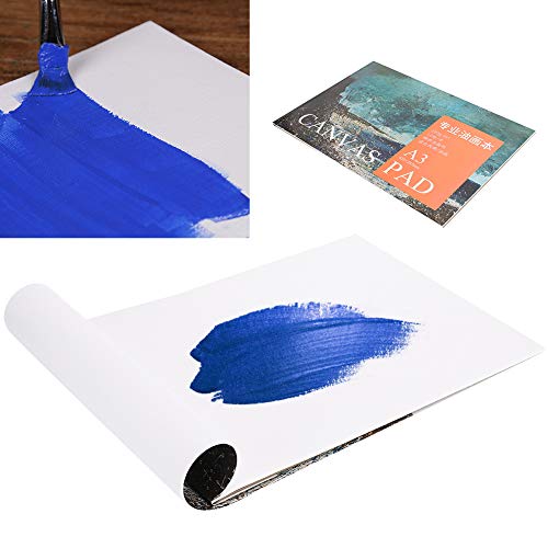 Book Cotton Canvas Pad Painting Paper Beginner Drawing Tool Art Supplies, A3 Oil Painting Paper Pad Watercolor PaperArt Paper - Image 3
