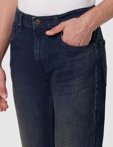 Image of Pepe Jeans Men's Straight Fit Jeans|Mid Rise |Stretchable Fabric| Jeans for Men | Available in Plus Size